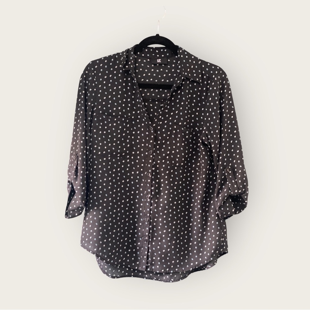 Polka Dot Blouse - IZ BYER